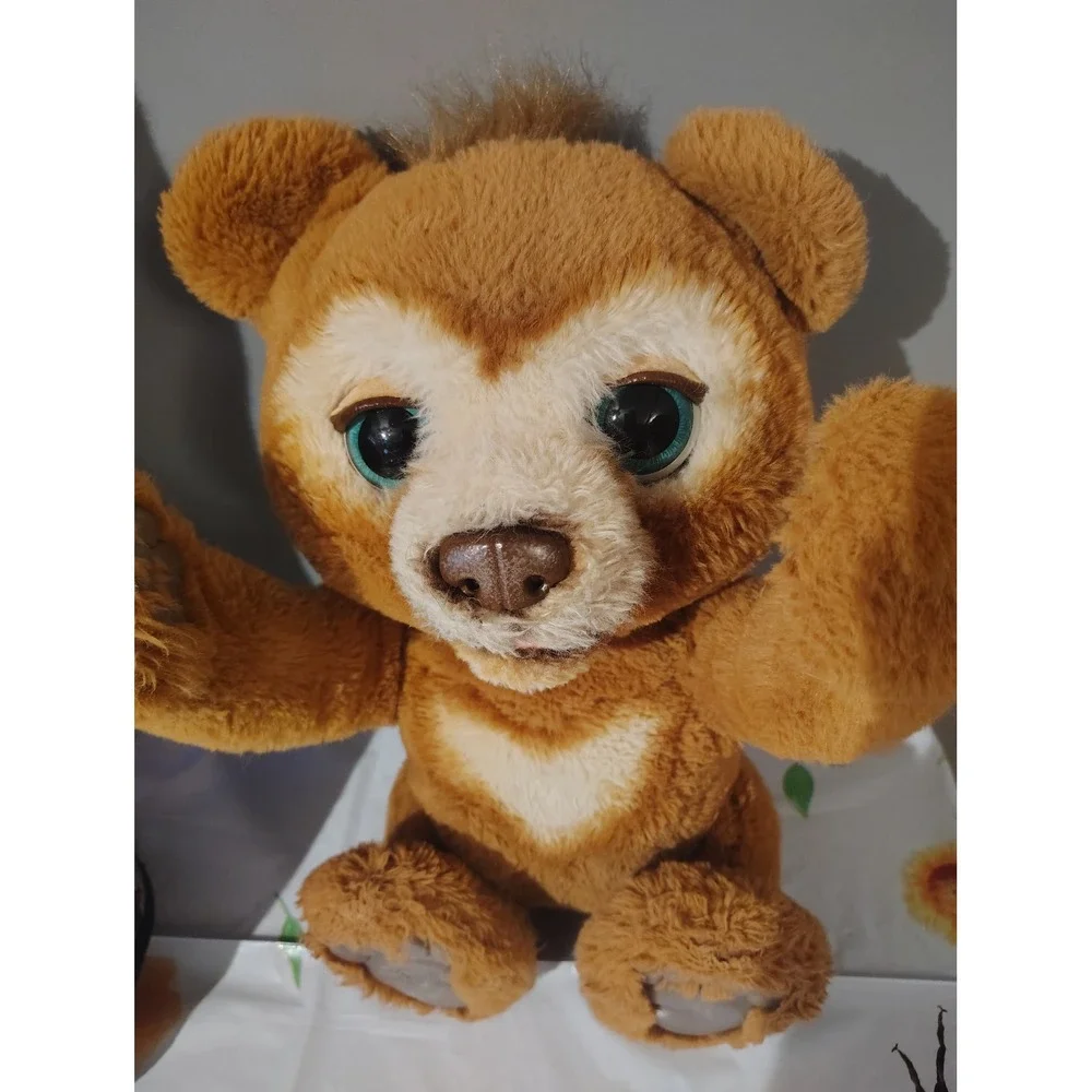 FurReal Friends Cubby the Curious Bear Interactive Plush Toy Brown Teddy Bear